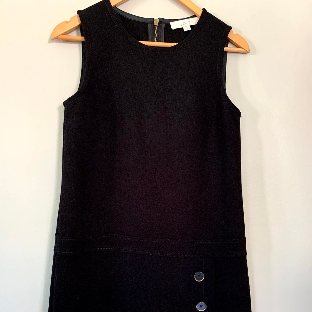Loft black dress